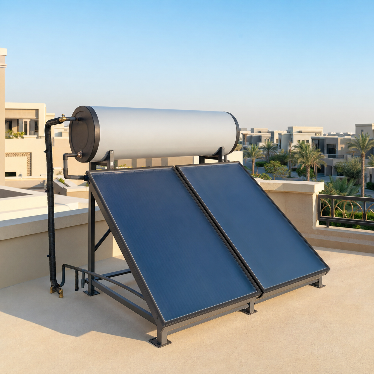 Solar Plus Solar Water Heater System