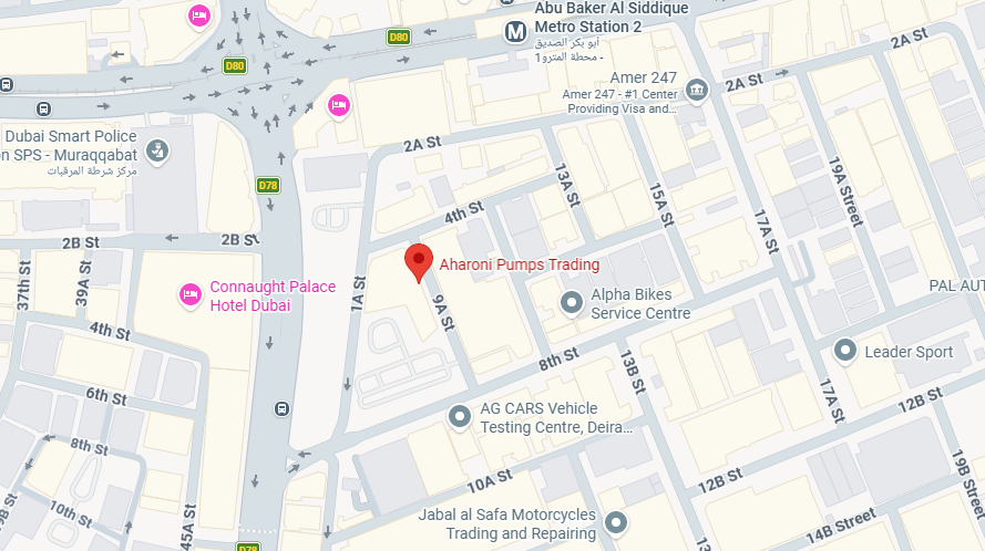 Aharoni Pumps Trading office in Al Khabaisi, Deira, water pump trading company in Dubai